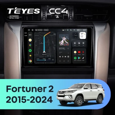 Штатная магнитола Teyes CC4 8/128 Toyota Fortuner 2 (2015-2024)