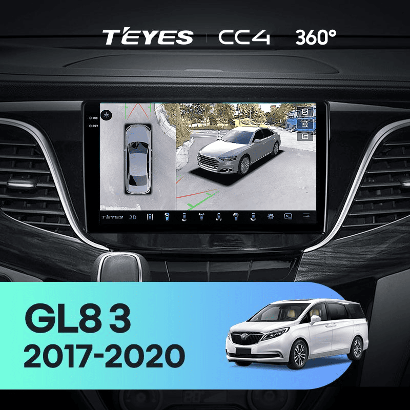Штатная магнитола Teyes CC4 360 6/64 Buick GL8 3 (2017-2020)