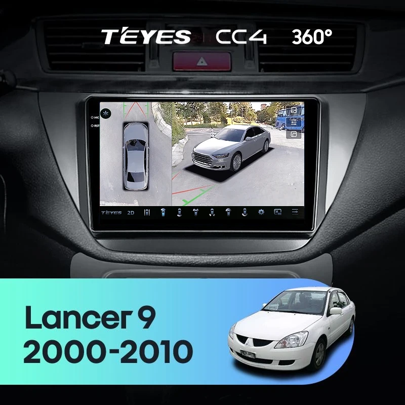 Штатная магнитола Teyes CC4 360 6/64 Mitsubishi Lancer 9 CS (2000-2010)