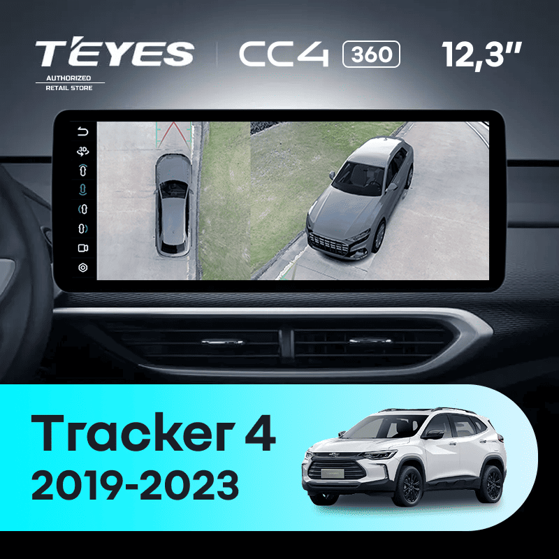 Штатная магнитола Teyes CC4 12.3" 360 6/64 Chevrolet Tracker 4 (2019-2023) Тип-B