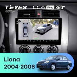 Штатная магнитола Teyes CC4 Pro 360 12/256 Suzuki Liana 1 (2004-2008)