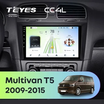 Штатная магнитола Teyes CC4L 6/64 с DTS Volkswagen Multivan T5 (2009-2015)