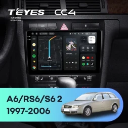 Штатная магнитола Teyes CC4 6/64 Audi S6 2 (1999-2004)