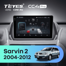 Штатная магнитола Teyes CC4 Pro 8/128 Mitsubishi Savrin 2 (2004-2012) (0din)