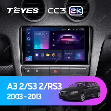 Штатная магнитола Teyes CC3 2K 4/64 Audi RS3 1 (2011-2012)