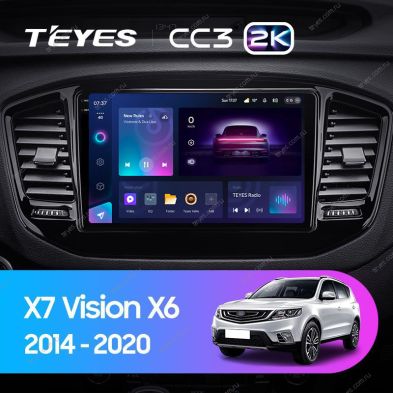 Штатная магнитола Teyes CC3 2K 4/64 Geely Emgrand X7 (2014-2020)
