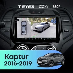 Штатная магнитола Teyes CC4 360 8/128 Renault Kaptur (2016-2019) F2