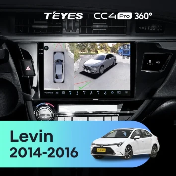 Штатная магнитола Teyes CC4 Pro 360 8/128 Toyota Levin 1 E180 (2014-2016) Тип-A