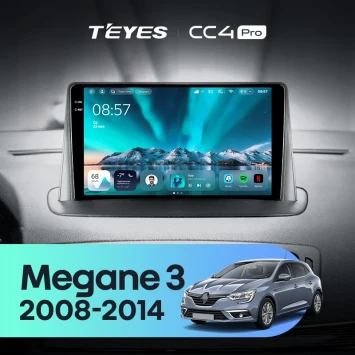 Штатная магнитола Teyes CC4 Pro 12/256 Renault Megane 3 (2008-2014)