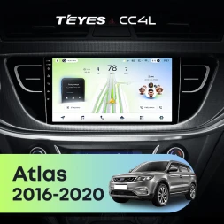 Штатная магнитола Teyes CC4L 4/64 Geely Atlas NL-3 (2016-2022)