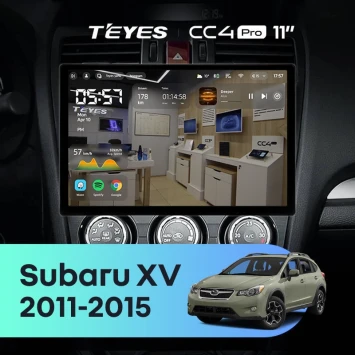Штатная магнитола Teyes CC4 Pro 8/128 Subaru XV (2011-2015) Тип-A (11")