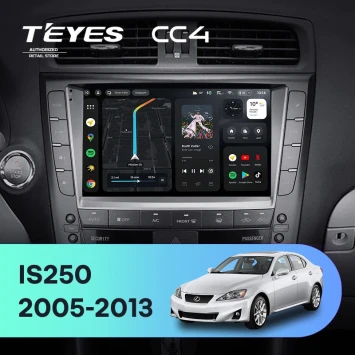 Штатная магнитола Teyes CC4 8/128 Lexus IS250 XE20 (2005-2013) (Hm) Тип-A