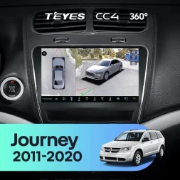 Штатная магнитола Teyes CC4 360 6/64 Dodge Journey JC (2011-2020)