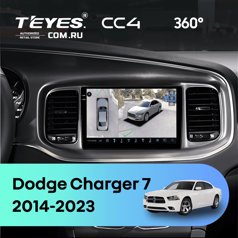 Штатная магнитола Teyes CC4 360 6/64 Dodge Charger 7 (2014-2023)