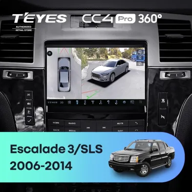 Штатная магнитола Teyes CC4 Pro 360 12/256 Cadillac SLS (2007-2012)