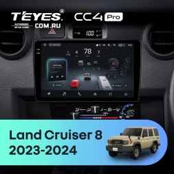 Штатная магнитола Teyes CC4 Pro 12/256 Toyota Land Cruiser 8 J70 70 (2023-2024)