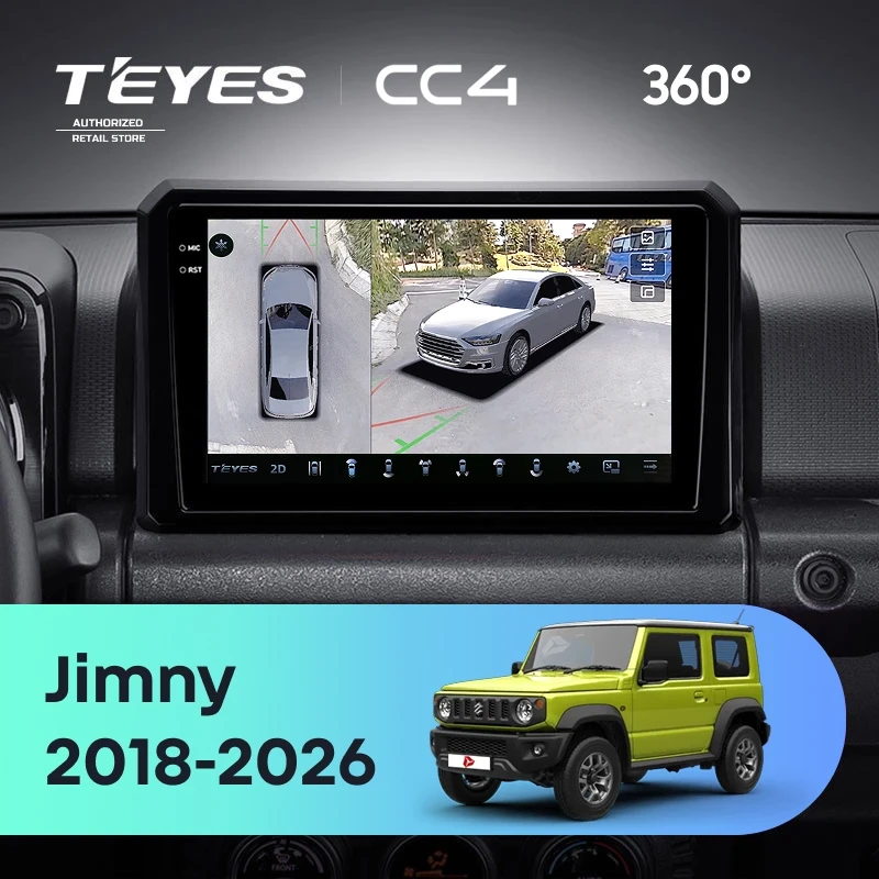 Штатная магнитола Teyes CC4 360 8/128 Suzuki Jimny JB64 (2018-2026)