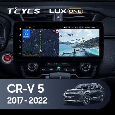 Штатная магнитола Teyes LUX ONE 360 6/128 Honda CR-V 5 RT RW (2017-2022)