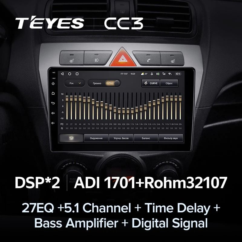 Штатная магнитола Teyes CC3 4/32 Kia Picanto (2007-2011)