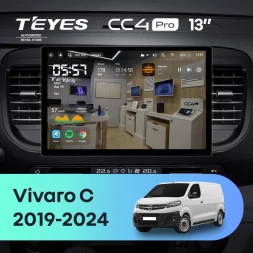 Штатная магнитола Teyes CC4 Pro 12/256 Opel Vivaro C (2019-2024) (13")
