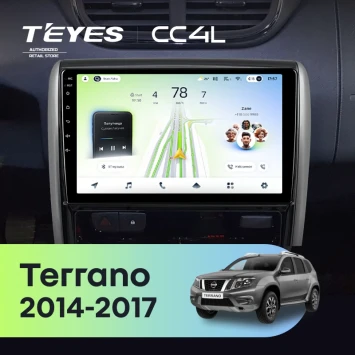 Штатная магнитола Teyes CC4L 6/64 с DTS Nissan Terrano (2014-2017)