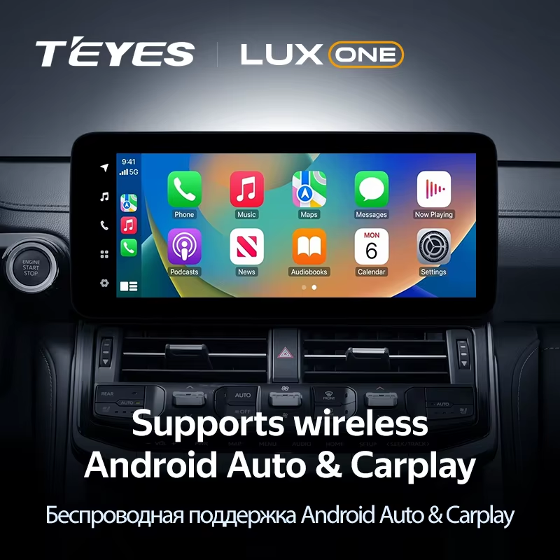 Штатная магнитола Teyes LUX ONE 4/32 Toyota Land Cruiser J300 300 (2021-2023) F1