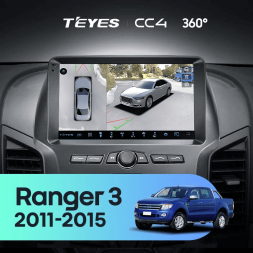 Штатная магнитола Teyes CC4 360 6/64 Ford Ranger 3 (2011-2015) F1