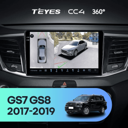 Штатная магнитола Teyes CC4 360 8/128 GAC GS7 GS8 (2017-2019)