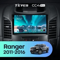 Штатная магнитола Teyes CC4 Pro 8/128 Ford Ranger (2011-2016) F2