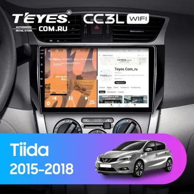 Штатная магнитола Teyes CC3L WiFi 2/32 Nissan Tiida C13 (2015-2018)