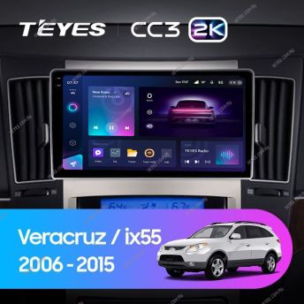 Штатная магнитола Teyes CC3 2K 360 6/128 Hyundai ix55 (2006-2015)