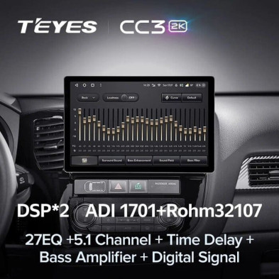 Штатная магнитола Teyes CC3 2K 6/128 для GAZ Gazelle Next (2013-2021) F3 (13")