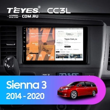Штатная магнитола Teyes CC3L 4/32 Toyota Sienna 3 XL30 (2014-2020)