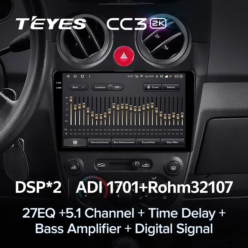 Штатная магнитола Teyes CC3 2K 6/128 Chevrolet Spark M200 (2005-2009)