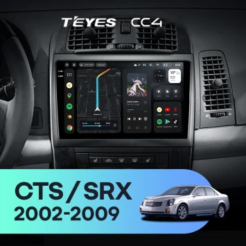 Штатная магнитола Teyes CC4 6/64 Cadillac SRX (2003-2009)