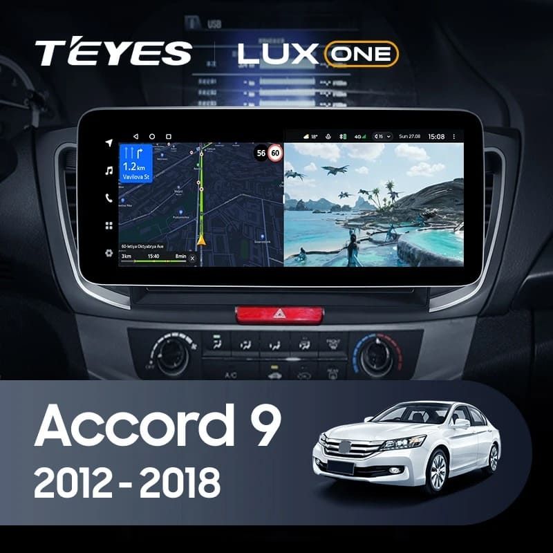 Штатная магнитола Teyes LUX ONE 4/32 Honda Accord 9 CR (2012-2018)