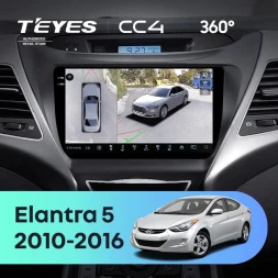 Штатная магнитола Teyes CC4 360 6/64 Hyundai Elantra 5 JK GD MD UD (2010-2016) F2