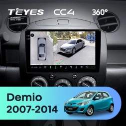 Штатная магнитола Teyes CC4 360 6/64 Mazda Demio DE (2007-2014)