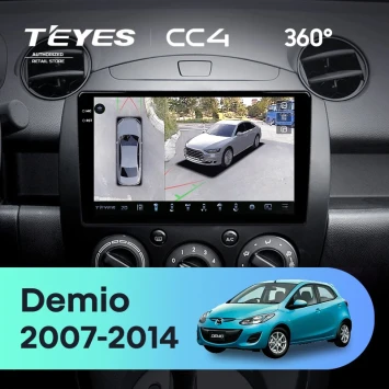 Штатная магнитола Teyes CC4 360 6/64 Mazda Demio DE (2007-2014)