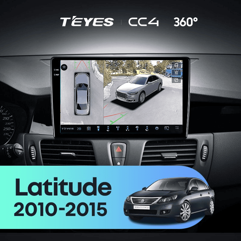 Штатная магнитола Teyes CC4 360 8/128 Renault Latitude 1 (2010-2015)