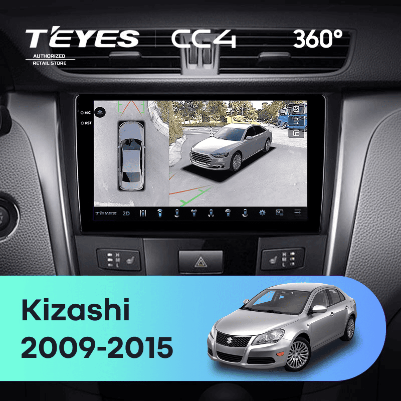 Штатная магнитола Teyes CC4 360 8/128 Suzuki Kizashi (2009-2015)