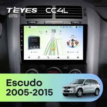 Штатная магнитола Teyes CC4L 6/64 с DTS Suzuki Escudo (2005-2015)
