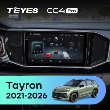 Штатная магнитола Teyes CC4 Pro 12/256 Volkswagen Tayron (2021-2026)