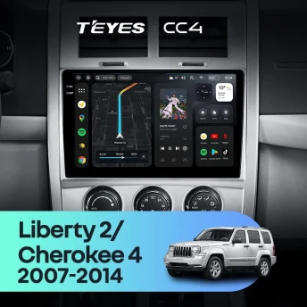 Штатная магнитола Teyes CC4 8/128 Jeep Liberty 2 KK (2007-2012)