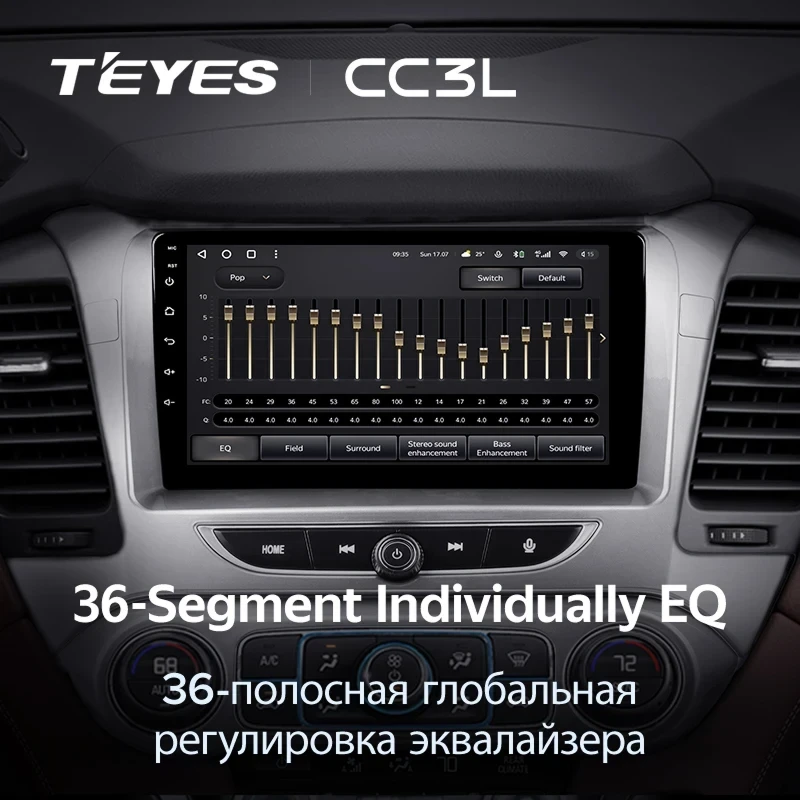 Штатная магнитола Teyes CC3L 4/64 Chevrolet Suburban GMT K2YC (2014-2020)