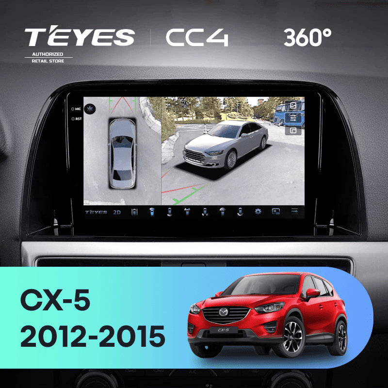 Штатная магнитола Teyes CC4 360 8/128 Mazda CX-5 (2012-2015) Тип-A
