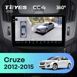Штатная магнитола Teyes CC4 360 8/128 Chevrolet Cruze J300 J308 (2012-2015) F3