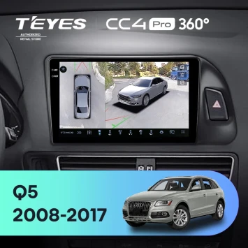 Штатная магнитола Teyes CC4 Pro 360 12/256 Audi Q5 8R (2008-2017) Тип-B