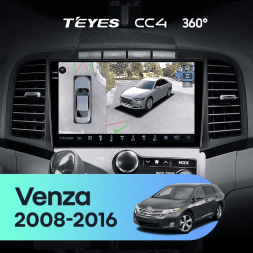 Штатная магнитола Teyes CC4 360 8/128 Toyota Venza (2008-2016)