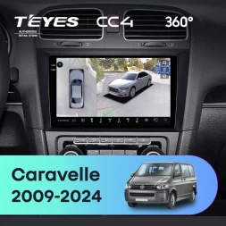 Штатная магнитола Teyes CC4 360 6/64 Volkswagen Caravelle (2009-2024)